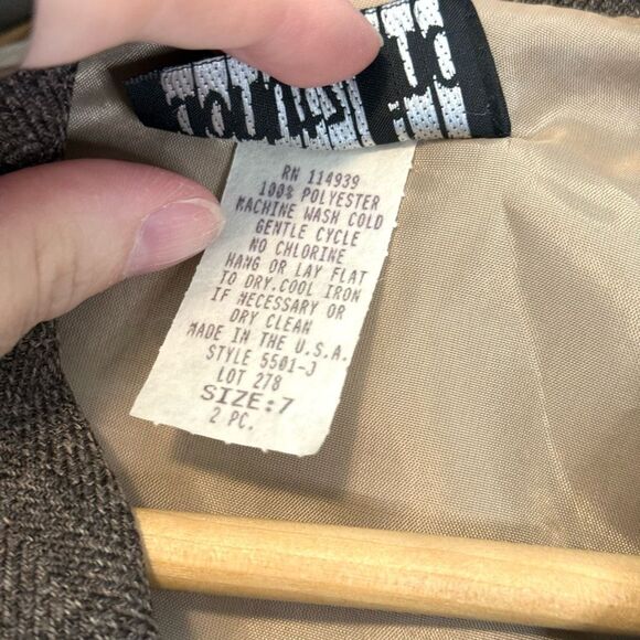 Y2K Donutz Brown Blazer Jacket Size 7 NWT - Picture 5 of 9